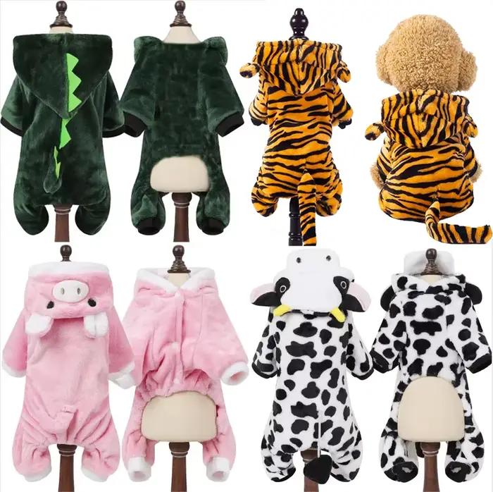 Vêtements pour animaux de compagnie, combinaisons en polaire douce et chaude pour chiens, vêtements 