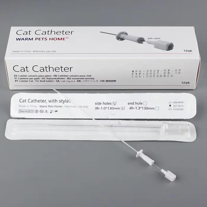 Cathéter urinaire pour chat avec stylet 3Fr 4Fr Consommables vétérinaires