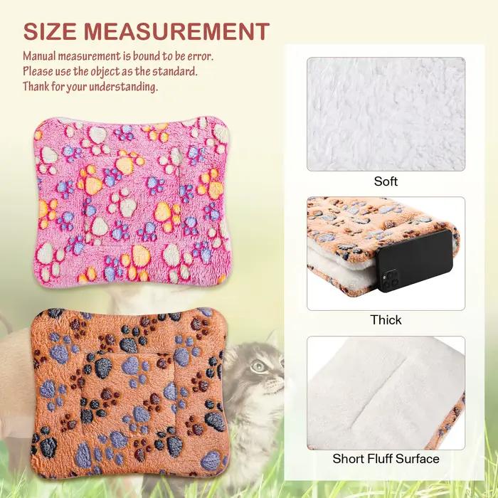 Lit pour chien en flanelle de grande taille, épais, pour chat, tapis de couchage, couverture pour ch