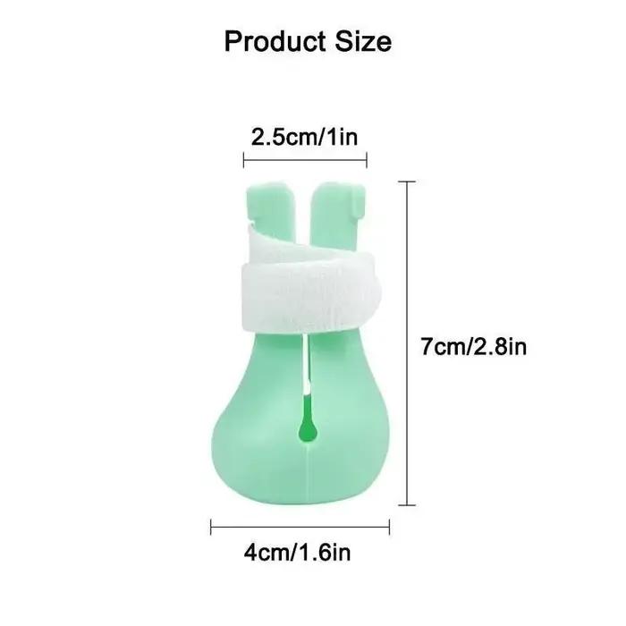 Chaussures de pied de chat anti-rayures réglables en Silicone, pour toilettage, bain, lavage des gri