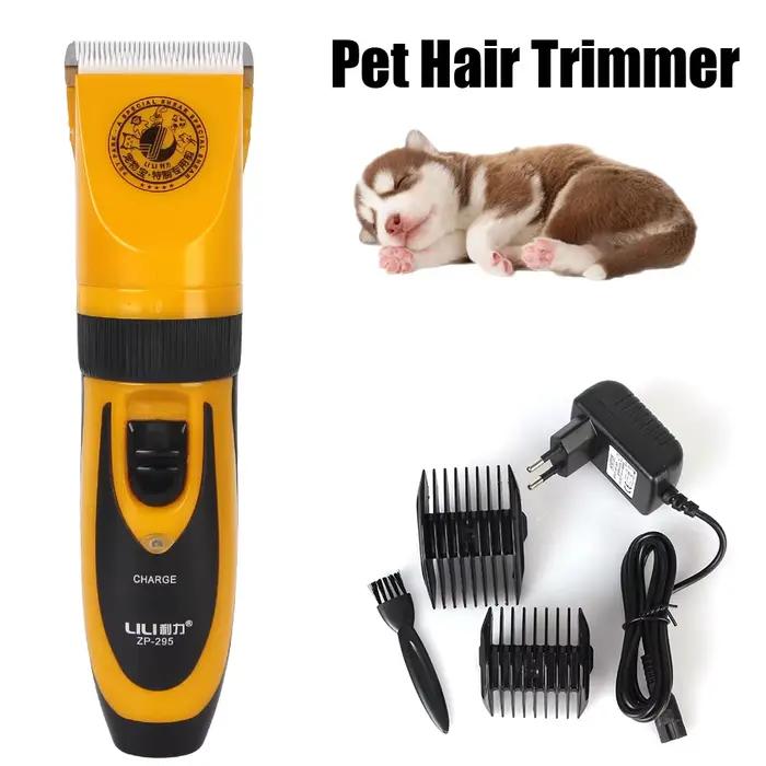 Tondeuse à cheveux, ensemble de rasoir, ciseaux électriques pour lapin, chat, chiot, toilettage, cou