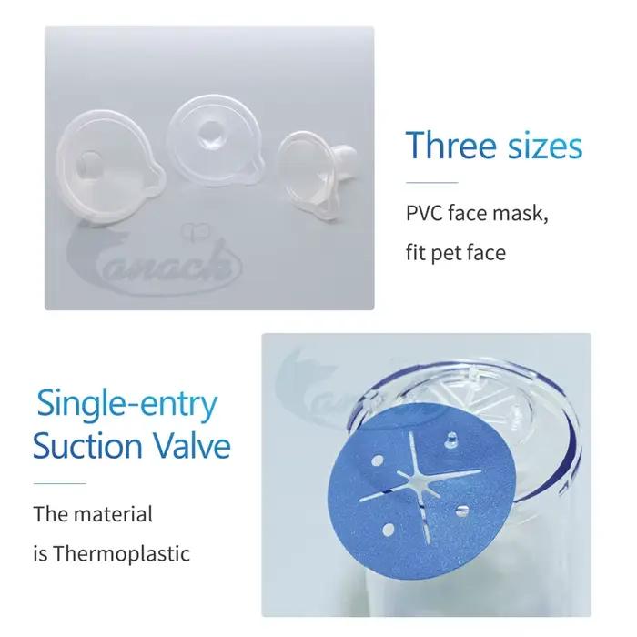 Canack – chambre d'aérosol félin vétérinaire, inhalateur médical pour asthme, dispositifs d'espaceme