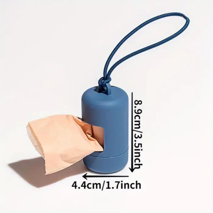 Distributeur Portable de sacs poubelles pour animaux de compagnie, 1 pièce, Mini sac poubelle de net