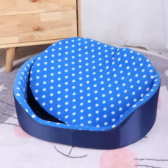 Lit pour chats, tampon éponge à pois, accessoires pour chiens, maisons et habitats, maison pour anim