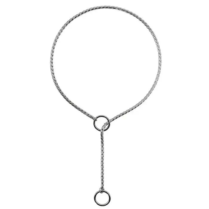 Collier ras du cou en acier inoxydable pour chiens, tour de cou pour chiots, salle en métal, spectac