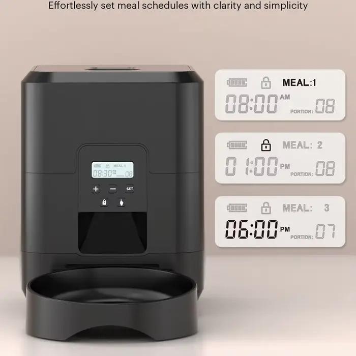 Mangeoire intelligente pour animaux de compagnie mangeoire automatique pour chat Machine de nourritu