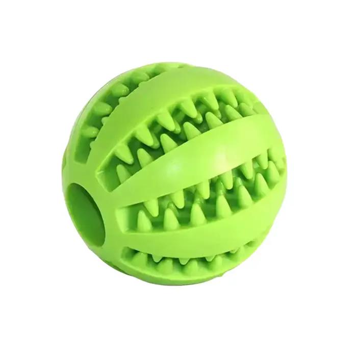Balle de nourriture pour chien, jouet interactif en caoutchouc pour chiens de petite et grande taill