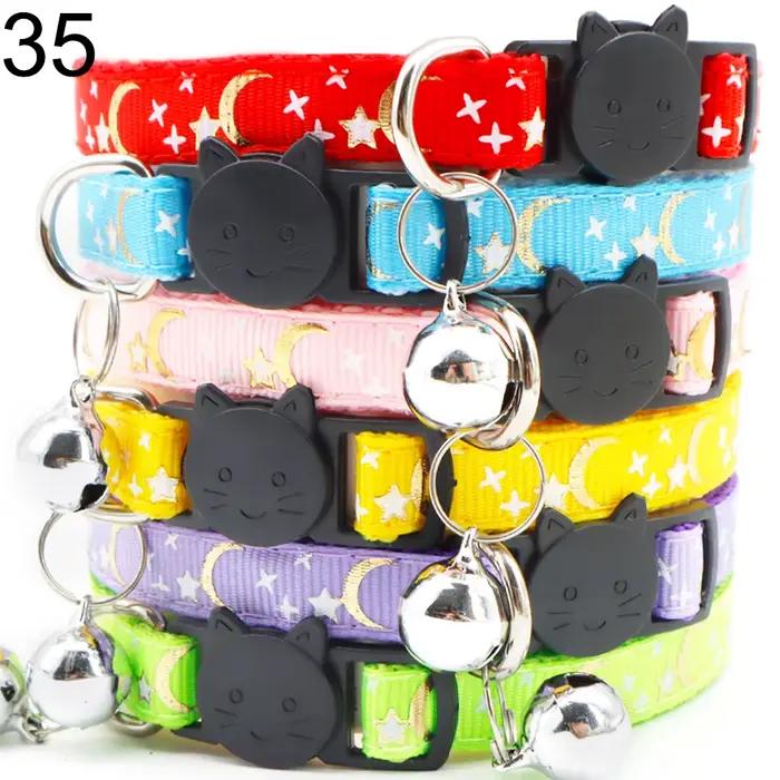Collier pour chiens et chats, 100 pièces, ras du cou d'entraînement, personnalisé, dessin animé impr