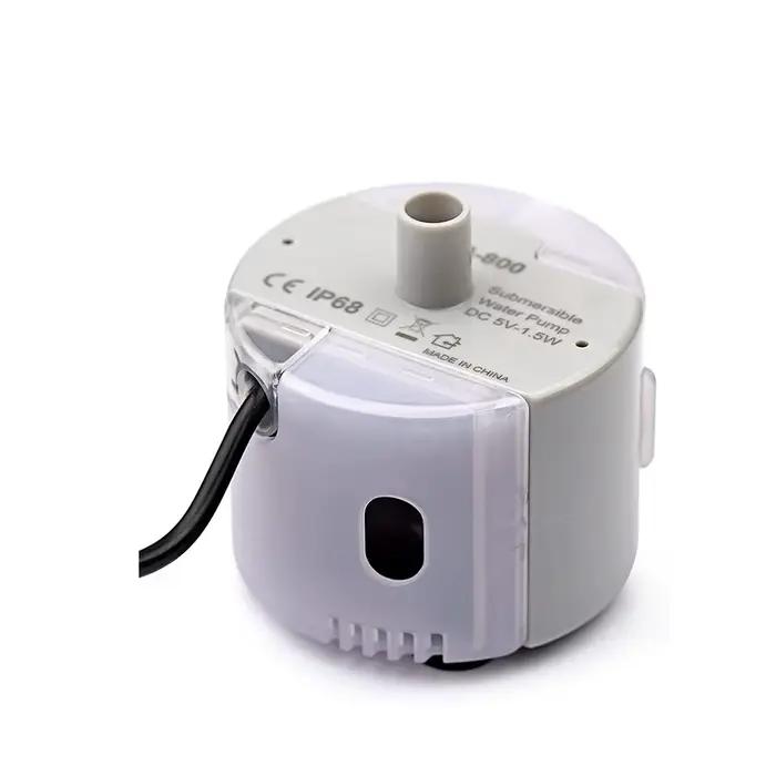 1pc pompe à eau pour fontaine pour animaux de compagnie en acier inoxydable distributeur d'eau pompe
