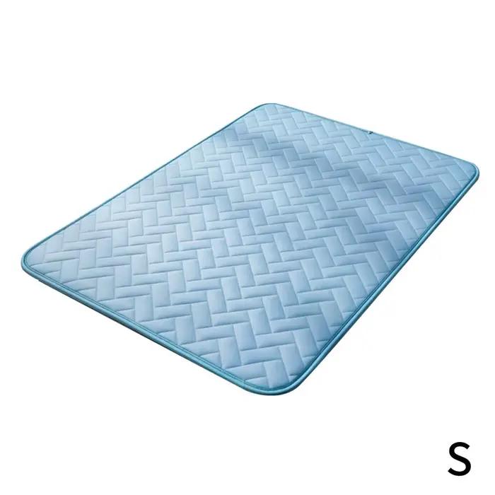 Tapis rafraîchissant pour grands chiens, respirant, auto-refroidissant, lavable, en soie glacée, pou