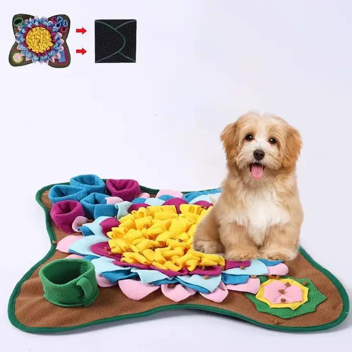 Tapis de reniflage pour animaux de compagnie pour chiens, Puzzle d'alimentation interactif pour le c