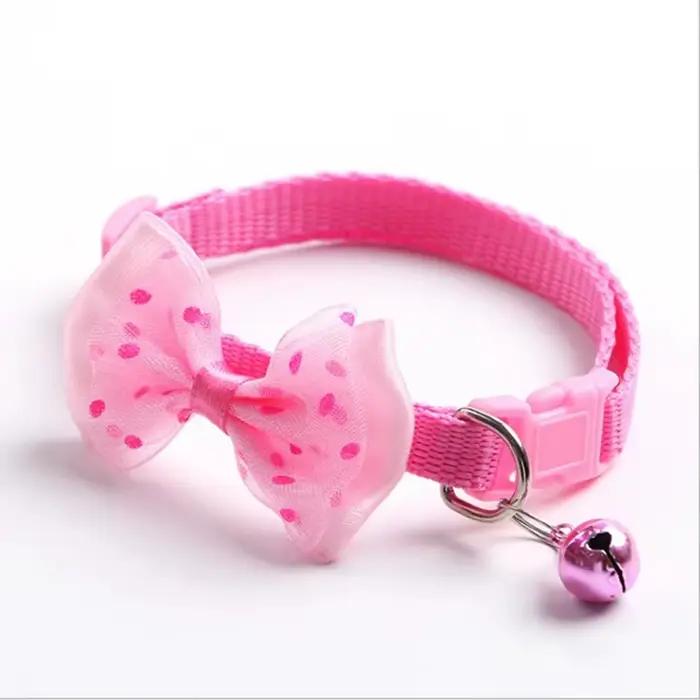 Collier à nœud papillon pour chien et chat, 1/2 pièces, à la mode, doux et confortable, ensemble d'a