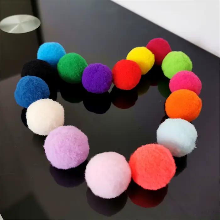 Jouets d'entraînement pour chat, 10/20/30 pièces, chatons créatifs, Mini pompons, jeux, balle en pel