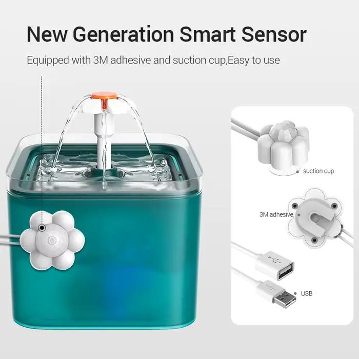 ROJECO capteur de mouvement Intelligent pour fontaine d'eau automatique pour chat capteur de détecte