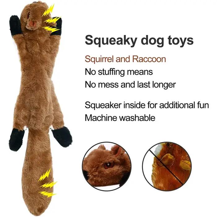 Jouet Animal simulé drôle pour chien, sans farce, avec couineurs, peluche Durable, jouet à mâcher po