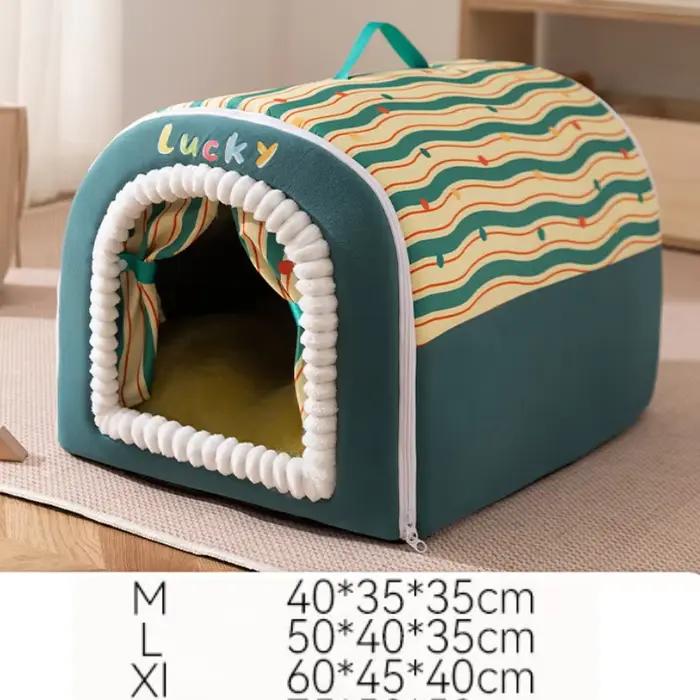 Grande maison pour chien, chenil d'extérieur isolé et chaud pour chiens Extra grands, abri chauffant