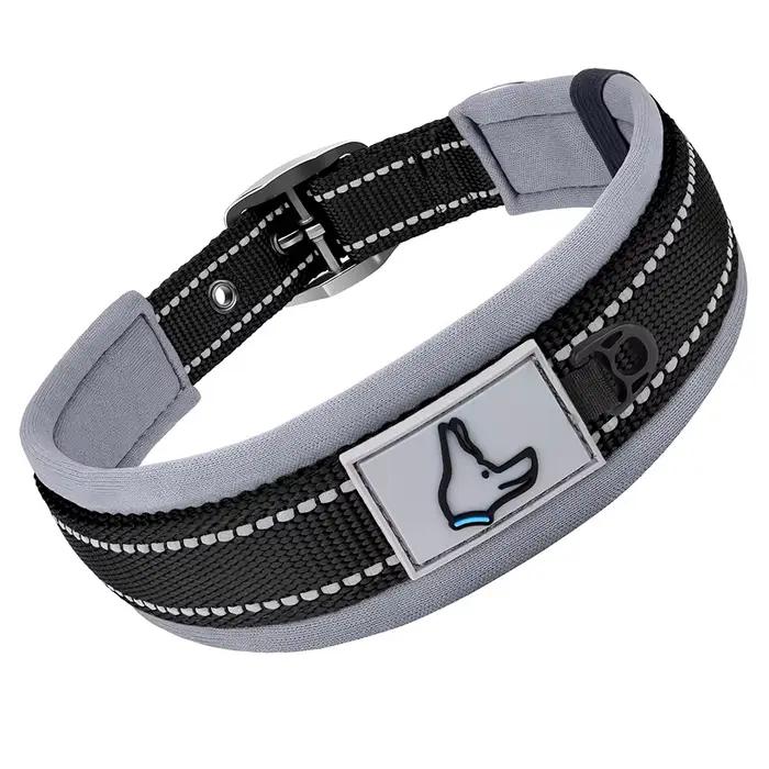 Colliers rembourrés pour chiens de petite, moyenne et grande taille, colliers pour animaux de compag