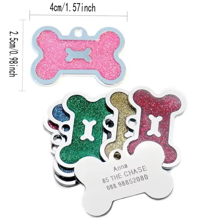 Étiquette d'identification personnalisée, étiquettes d'adresse pour animaux de compagnie, pour chien