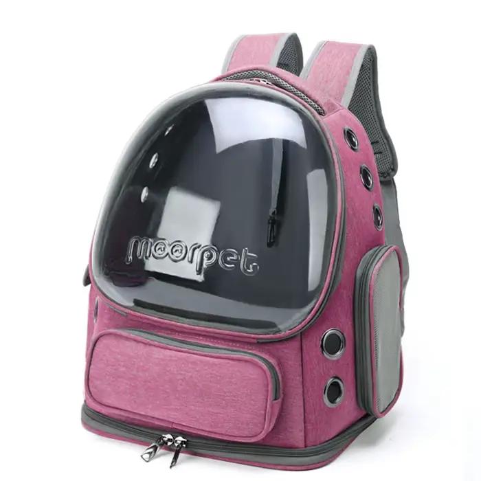 Sac de transport Transparent pour animaux de compagnie, sac à dos de voyage en plein air pour chats,