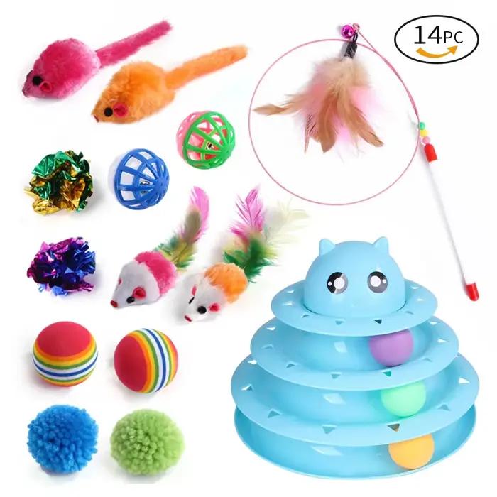 Jouets de variété pour chat, jouet pour chat, jouet pour chat, anciers de chat drôle, souris en sisa