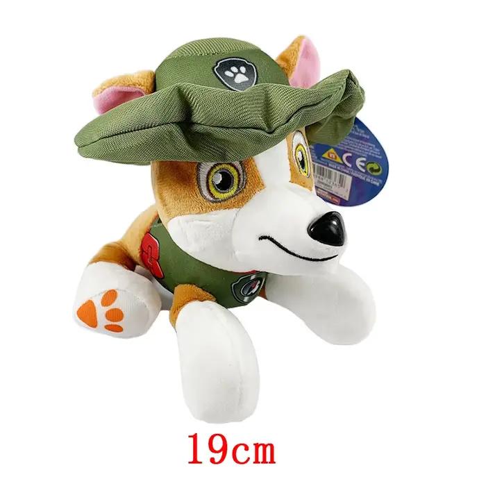 19 cm dessin animé chien patte en peluche poupée Chase Rock Animal chien dessin animé modèle figurin