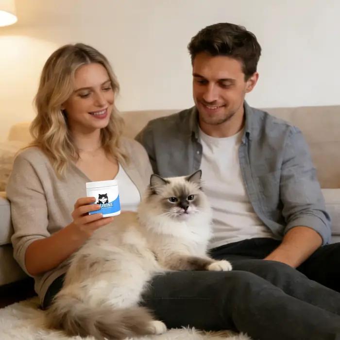 Complément Nutritionnel pour Chat 200ml - Soutien Cardiaque - Poudre Biologique - Soutien du Système