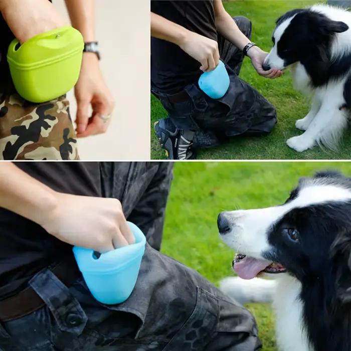 Sac banane portable pour chien, pour dressage, friandises, appâts, récompenses, alimentation, pour l