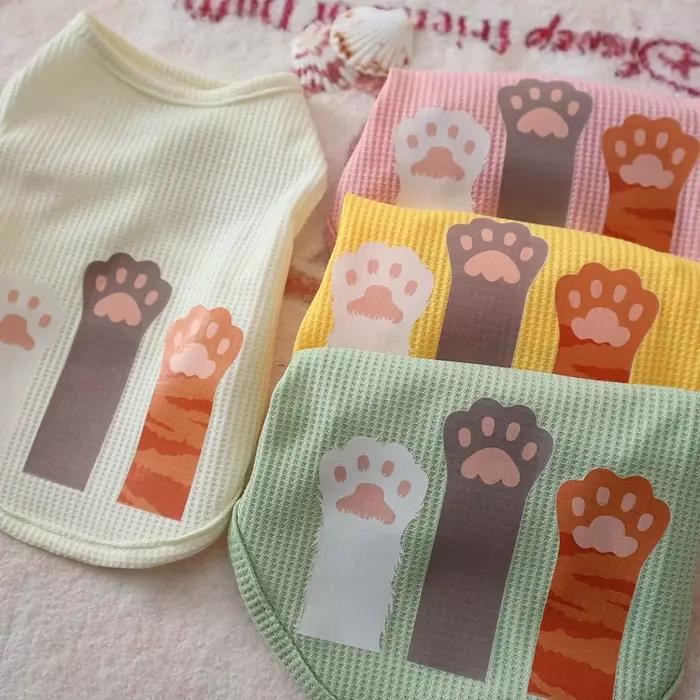 Haut en fibre précieuse pour chats et chiens, papier gaufré mignon et universel, empreinte de patte 