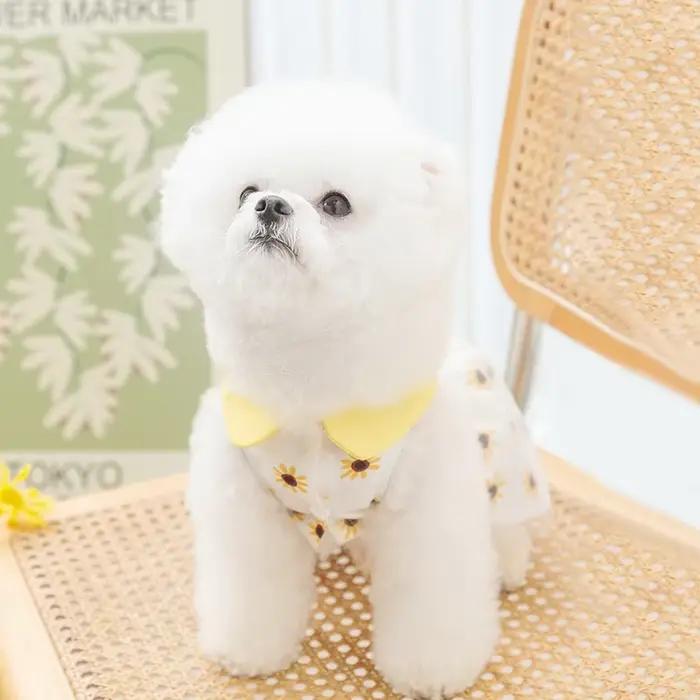 Robe de princesse pour chien, jolie robe en maille pour chien, chaton, chiot, jupe d'été pour chien,