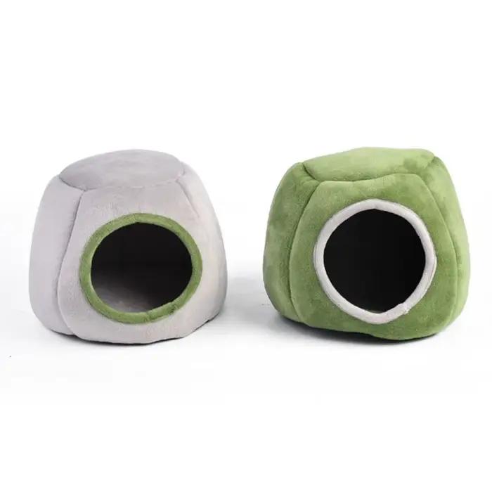 Furets hérisson peluche cochon d'inde chaud cachette confortable grotte lit Hamster maison tente pou