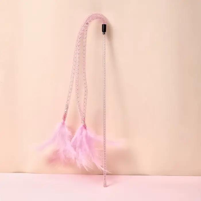 Self Hi Feather Jouets pour chats, anciers de jeu, degré de morsure, jouets interactifs amusants pou