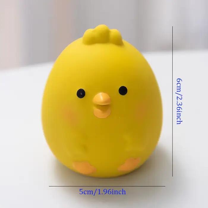 Jouets grinçants pour animaux de compagnie, poulet mignon pour chien, jouet en caoutchouc à mâcher, 