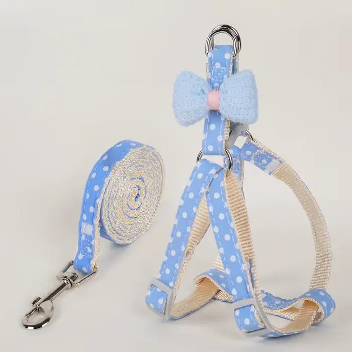Corde de marche extérieure SFP pour animaux de compagnie, arc à la mode, fournitures pour chiots, pe