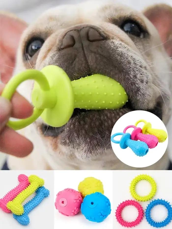 Jouets pour chiens pour petits chiens, jouet indestructible, nettoyage des dents, jouets d'entraînem
