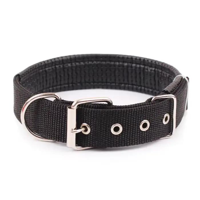 Collier pour chien en nylon réglable et confortable, 5 tailles, pour petits et grands animaux, colli