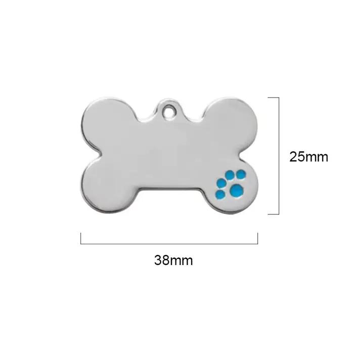 Étiquette d'identification Anti-perte pour chien, gravure personnalisée, nom d'animal de compagnie p