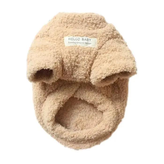Pull chaud d'hiver pour petits chiens, vêtements en peluche pour chiots, manteau doux pour chiots, C