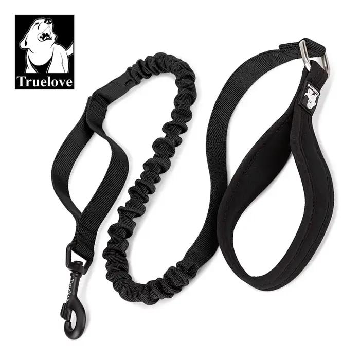 TrueLove – laisse pour animaux de compagnie, élastique, résistant à la traction, pour grands, moyens