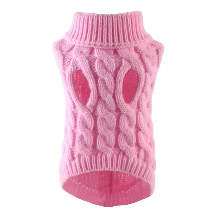 Classique solide Chihuahua chiot chien pull pour petits chiens hiver chaud vêtements pour animaux de