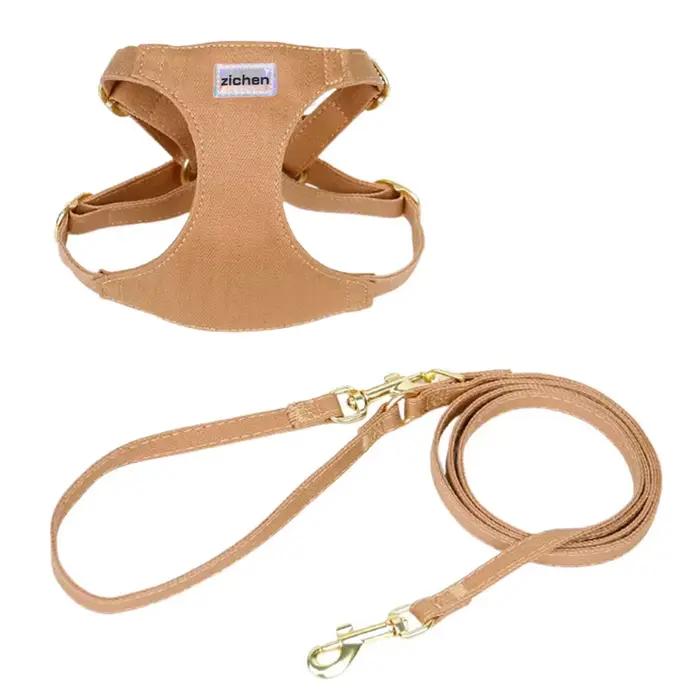 Harnais pour chiot XXS sans traction, avec laisse multifonction pour chien, doux et réglable, sans s