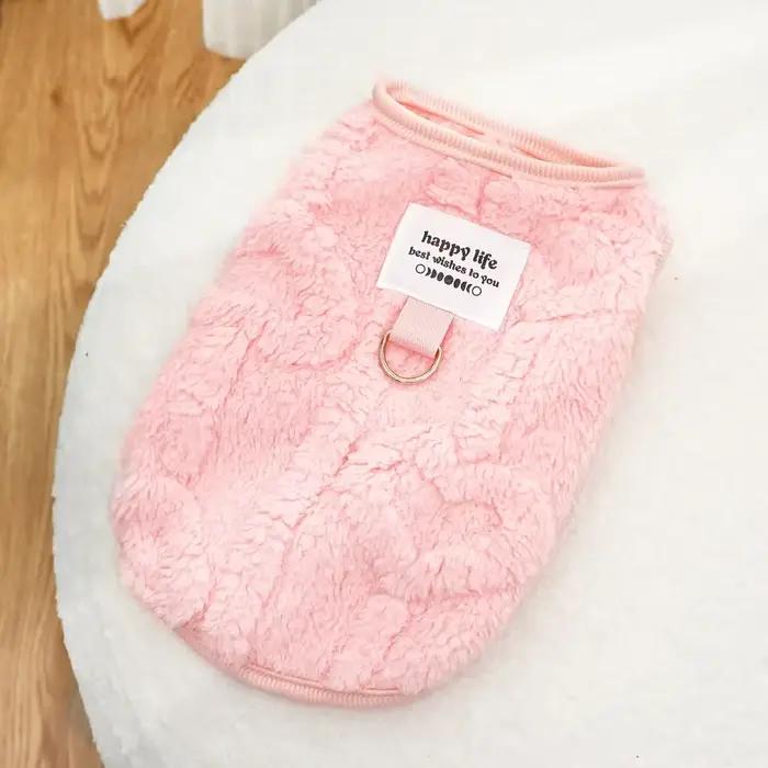 Vêtements d'hiver chauds pour petits chiens et chats, veste polaire douce et confortable pour l'exté