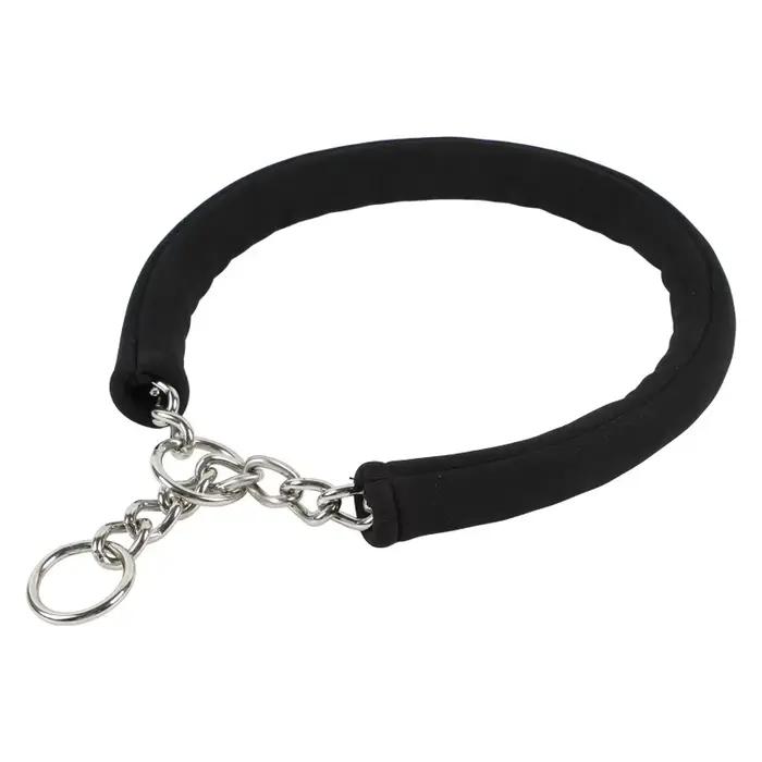 Collier pour chien en acier inoxydable, collier à chaîne P, collier d'entraînement pour chiens de pe