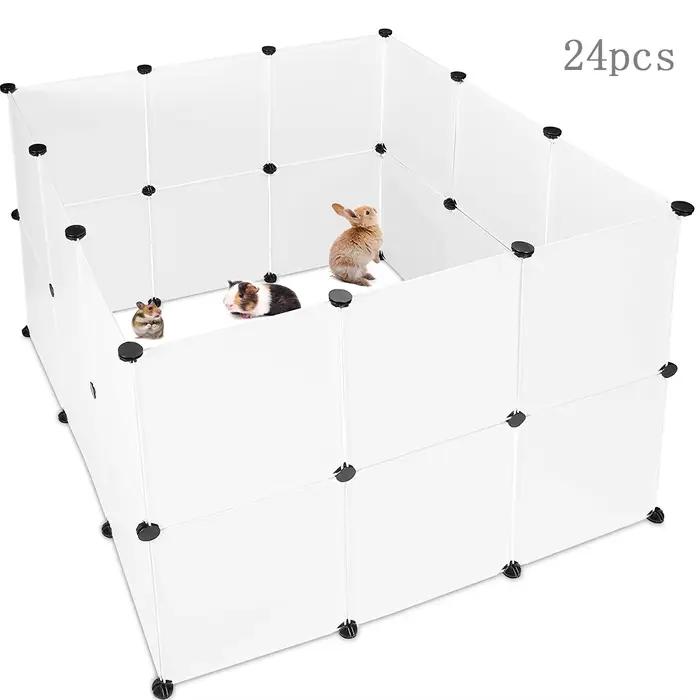 Parc bricolage petit animal de compagnie librement combiné pliable chien Cage cour clôture pour chie