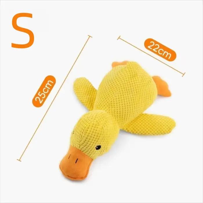 Jouet pour chien en peluche résistant aux morsures, durable, avec son de couinement, pour soulager l