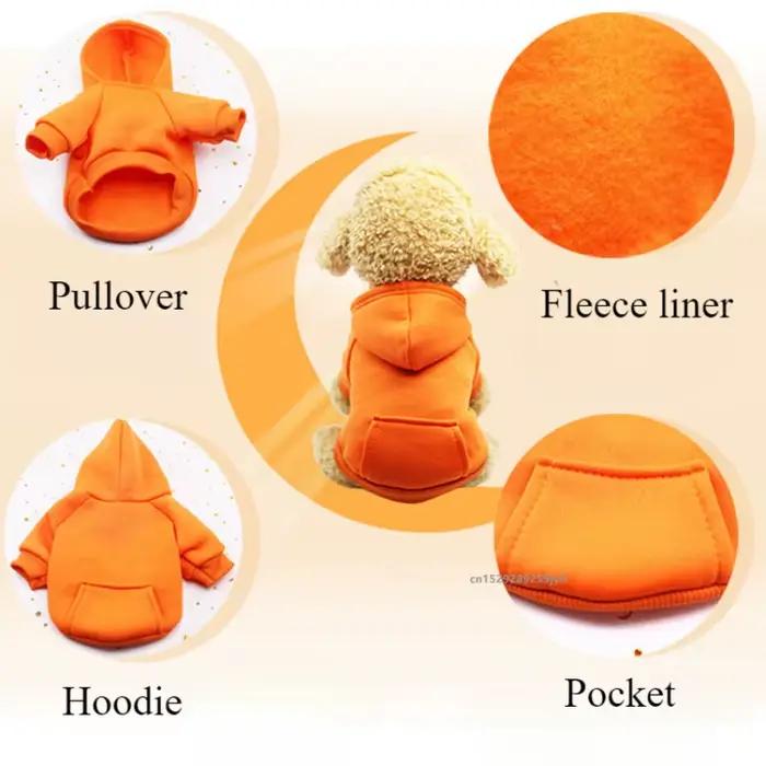 Sweat-shirt à capuche pour chien