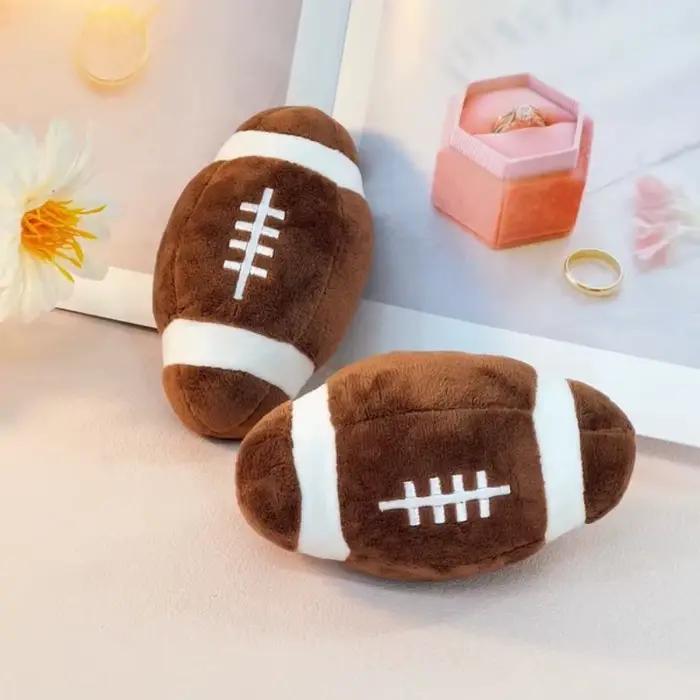 Jouet grinçant pour chien de football et de rugby