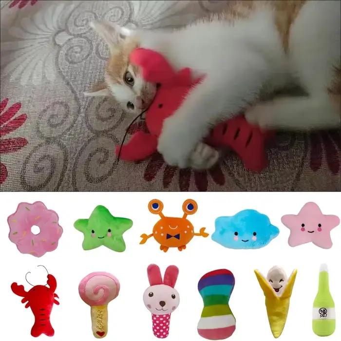 Jouets à mâcher en peluche pour petits chiens et chats