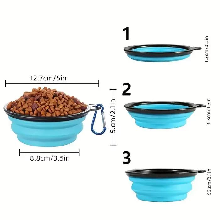Bol pliable Portable pour chien
