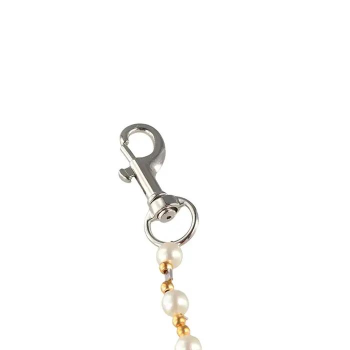 Laisse pour chien 120 cm avec perles imitation