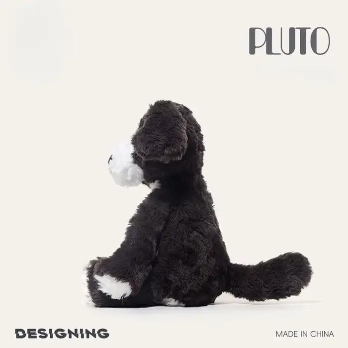Peluche ultra douce et adorable : Border Collie assis
